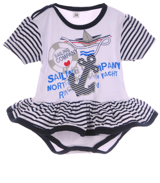 Baby Bodykleid Spieler Romper kurzer Strampler