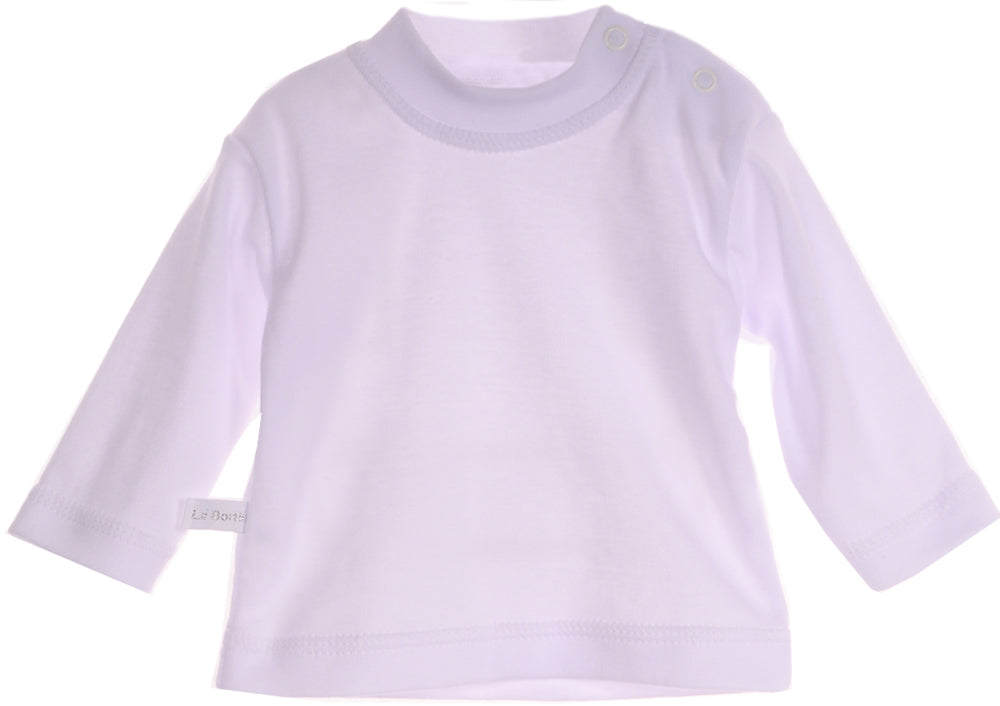 Langarmshirt Baby T-Shirt in Weiß