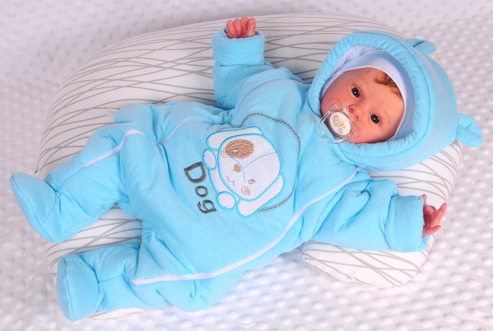 Schneeoverall Wagenanzug Babyanzug Baby Overall 44 50 56 62 68 74 Übergangsoverall